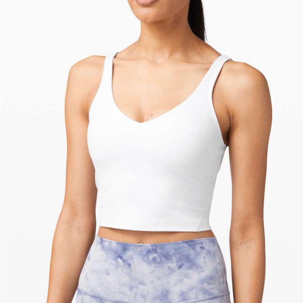 White lululemon align tank size 4